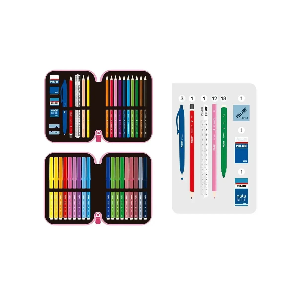 Plumier 2 pisos con contenido FLOWICORNS 3.webp