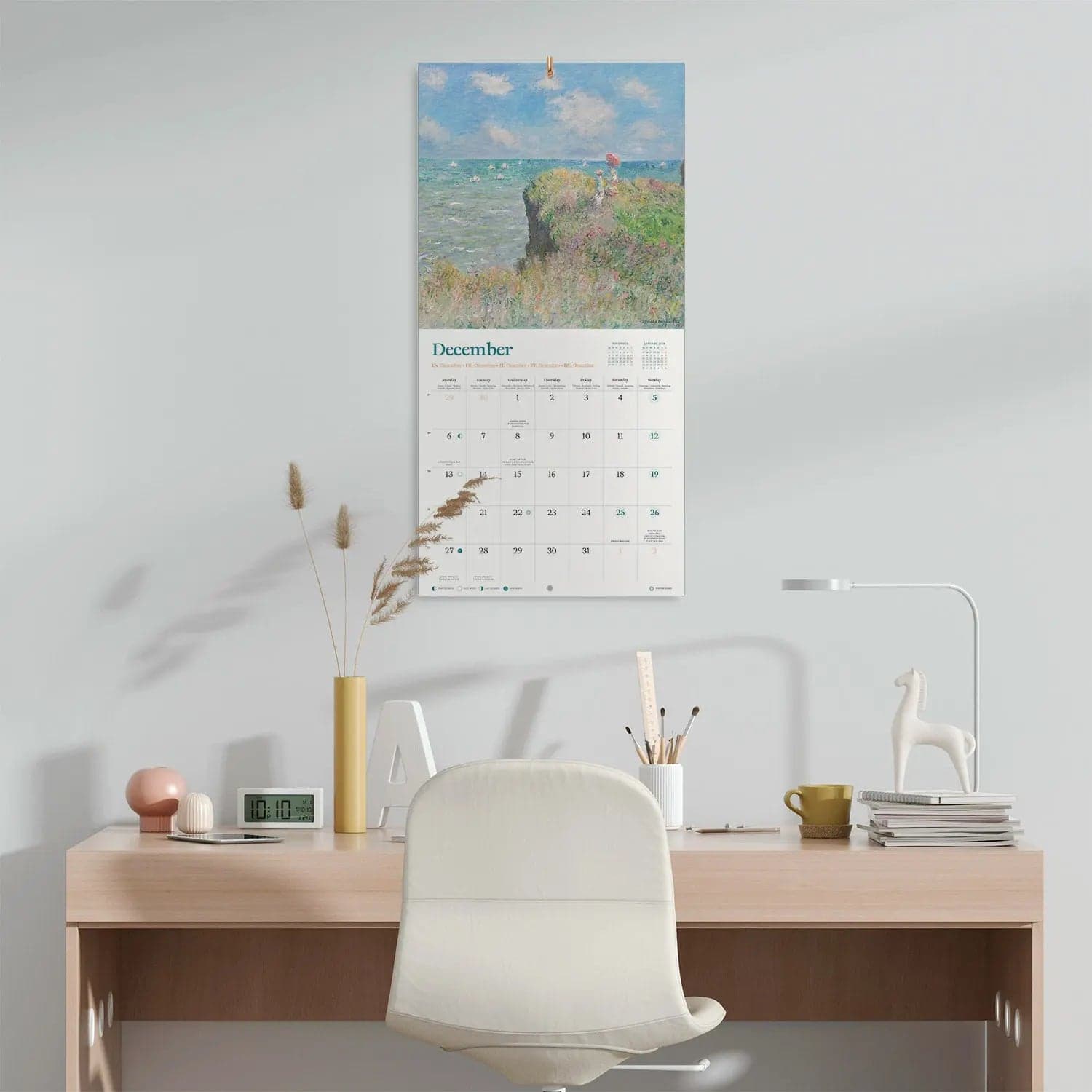 Calendario de pared Monet 2027 - 4