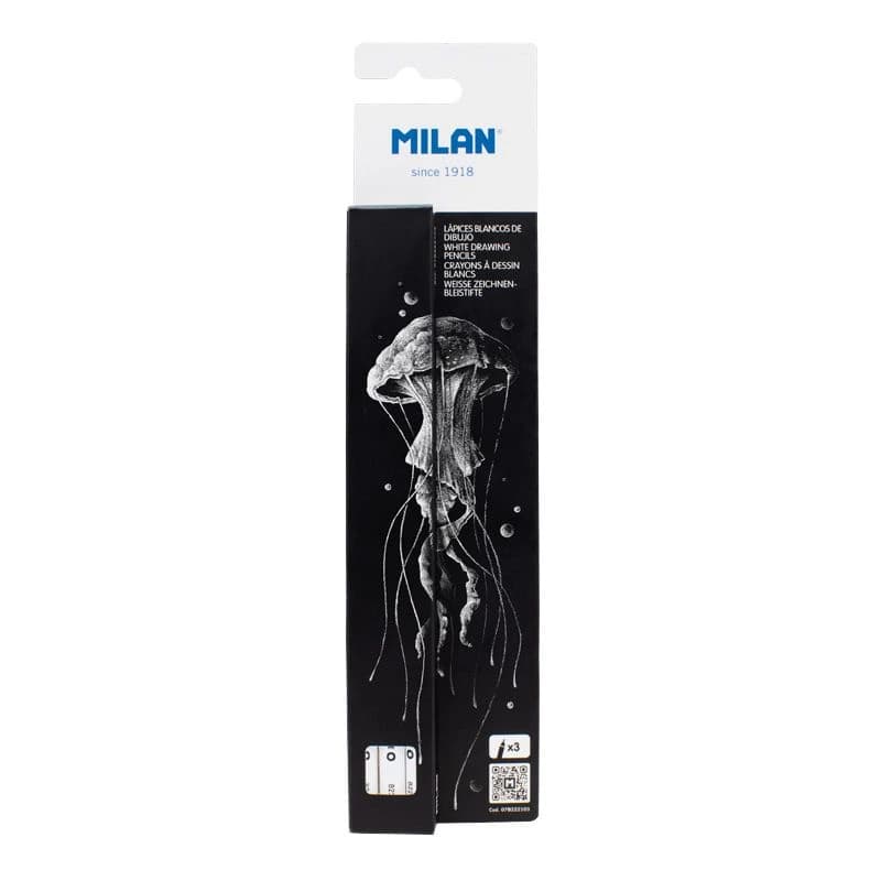 Caja 3 lápices Blancos 4mm