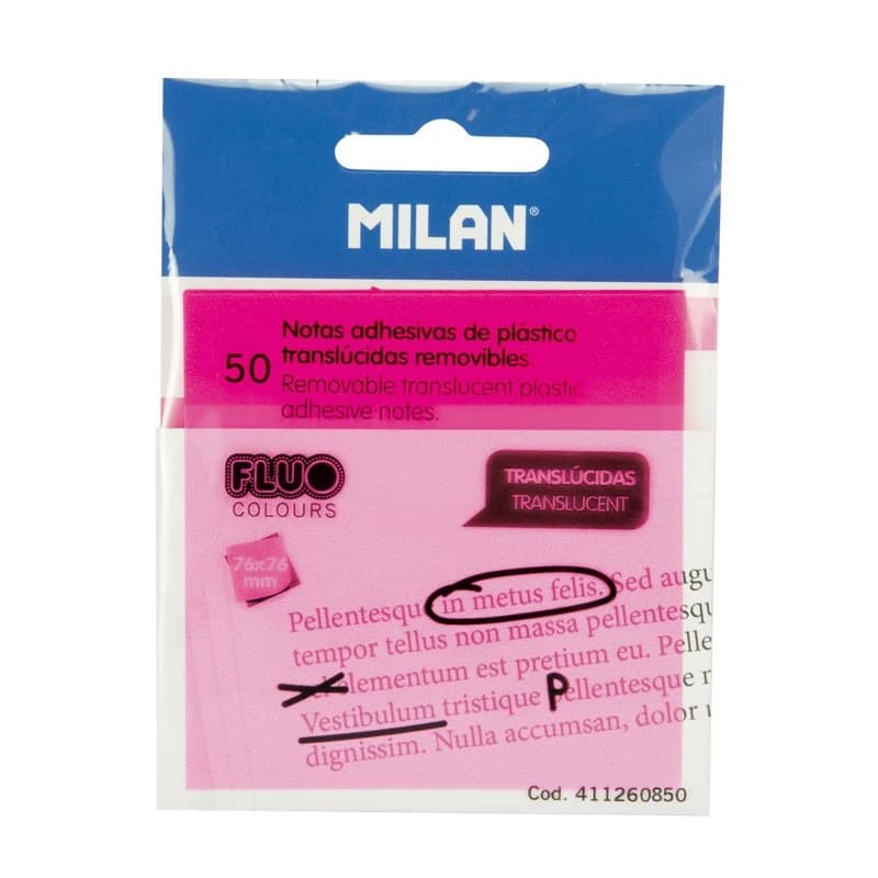 Notas Translúcidas Fluo