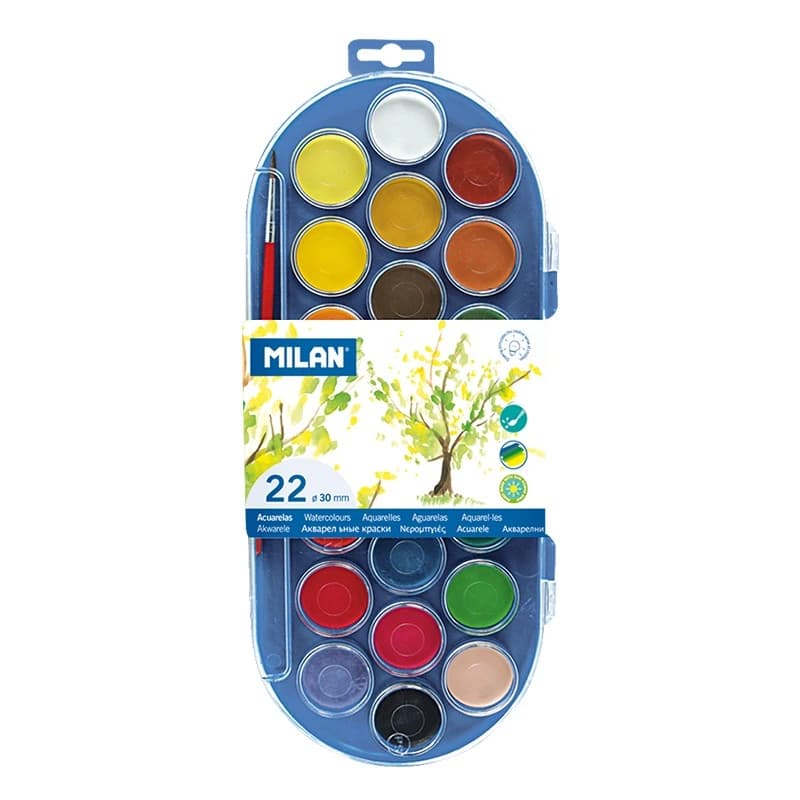 Estuche 22 Acuarelas + Pincel