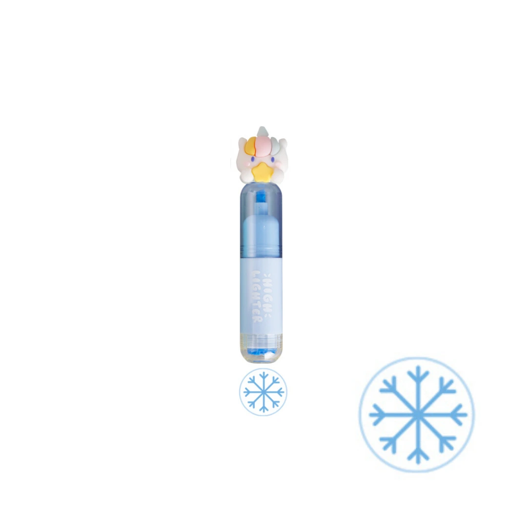 Azul copo de nieve